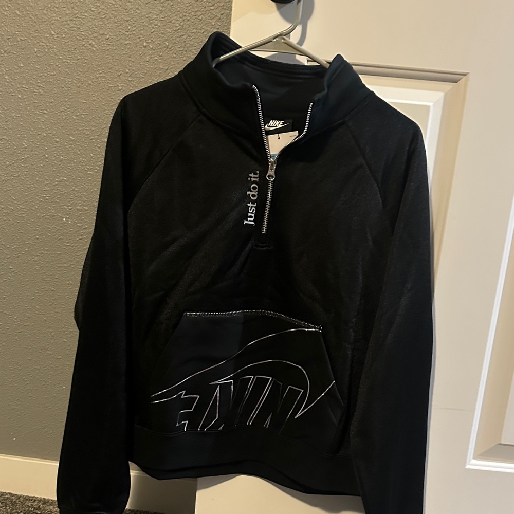 Nike Black Half-Zip Sweatshirt